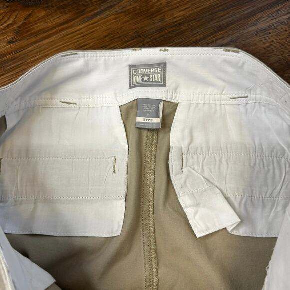 Converse one star FIT3 khaki skirt size 8 pleated front - Picture 6 of 9